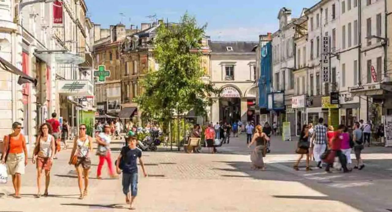 Le Jardin Niortais - Hyper Centre- Proche Gare - Paisible - Grand Jardin Prive, Wifi Hd -Netflix Appartement Buitenkant foto
